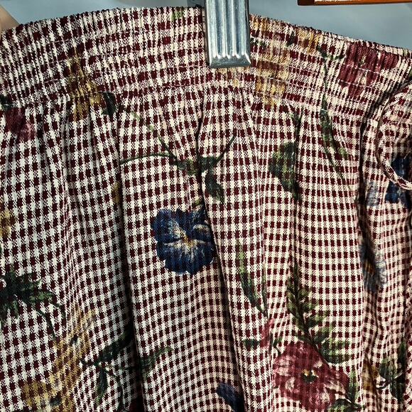 Vintage Teddi Floral Button Front Maxi skirt Women Med Cottage Prairie Peasant - Picture 4 of 13